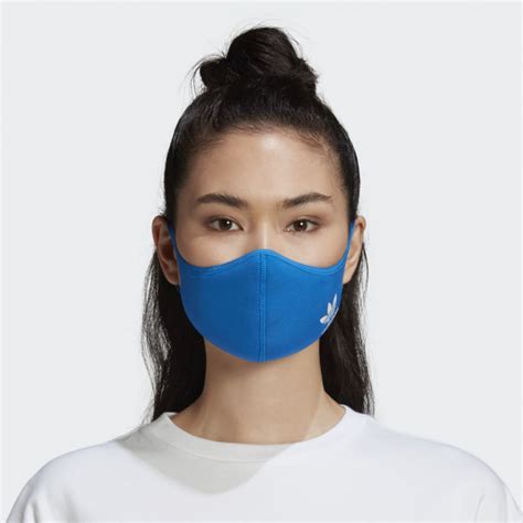 adidas mondmasker blauw|Adidas .